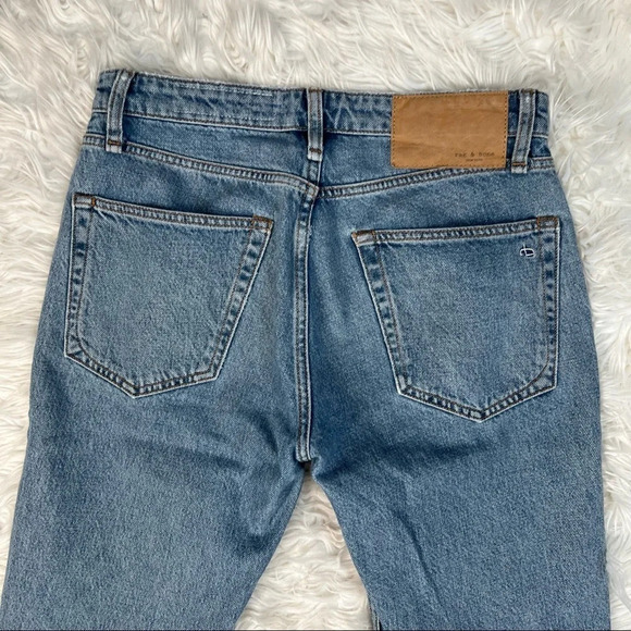 Rag & Bone Rosa Mid-Rise Cropped Flare Jeans Denim Casual Women’s 25 - Picture 10 of 11